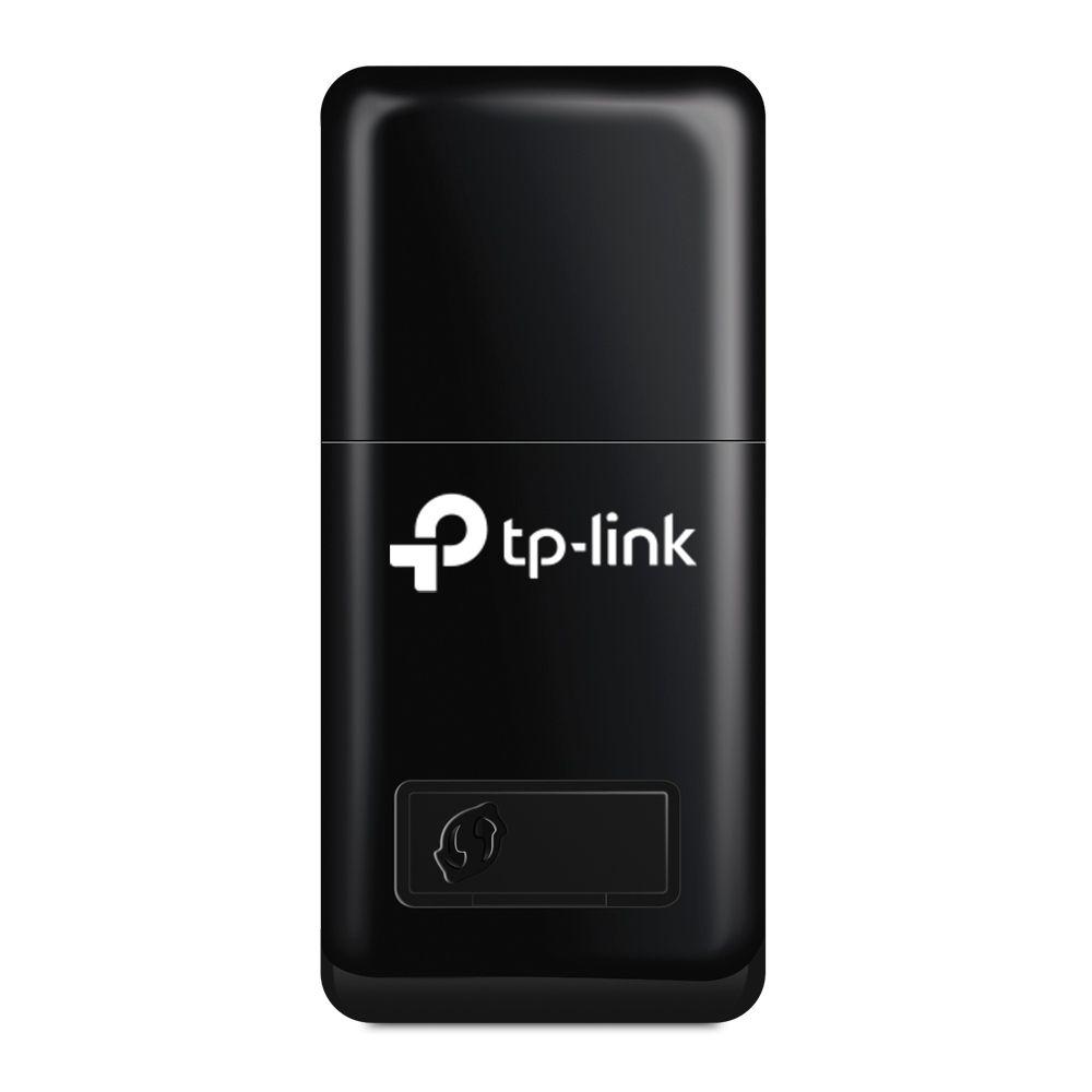 Adaptador USB Wi-Fi TP-LINK TL-WN823N (Wi-Fi 4 - 300 Mbit/s - Single-band - Preto)