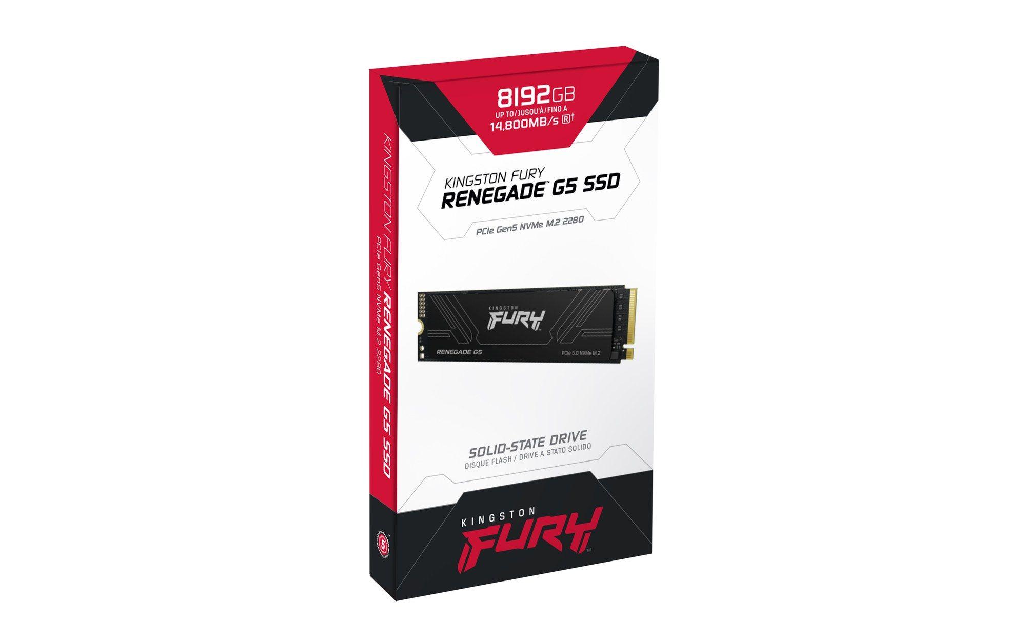 SSD KINGSTON FURY Renegade G5 SFYR2D/8T1 (8 TB - M.2 2280 - PCIe 5.0 NVMe) — miniatura 4