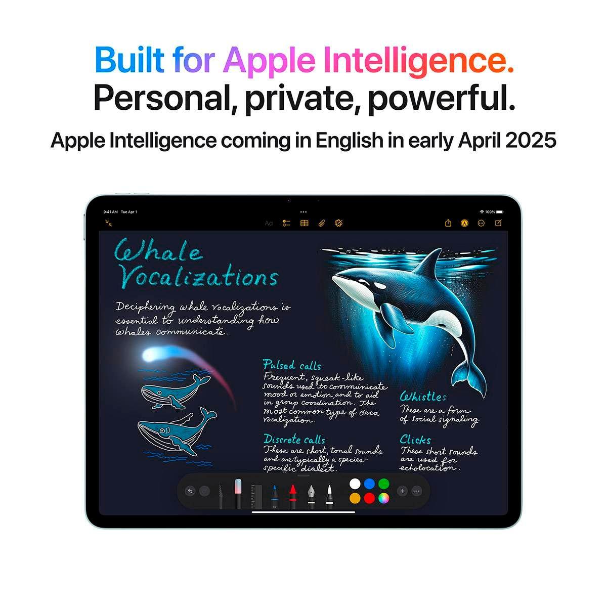 Tablet APPLE iPad Air 13" (iPadOS 18 - Apple M - M3 - Cinzento espacial) — miniatura 5