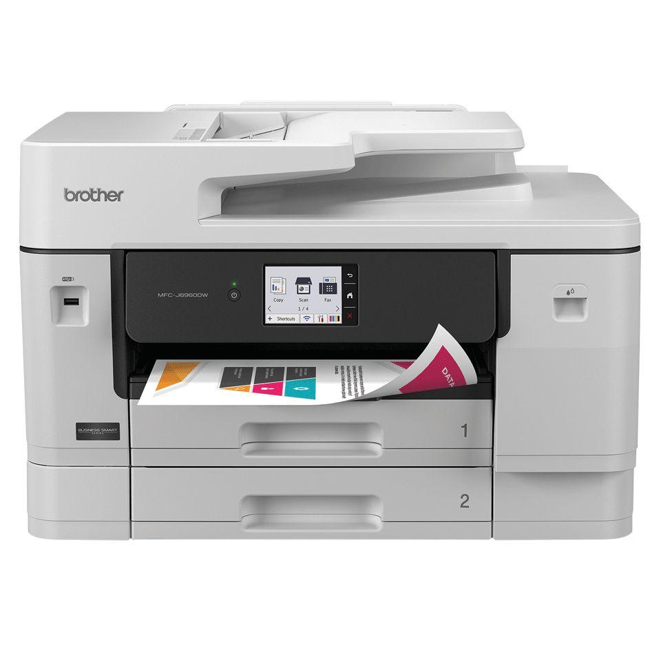 Impressora Multifunções BROTHER MFC-J6960DW (A3 - Impressão a cores - 600 folhas - Preto e Branco)
