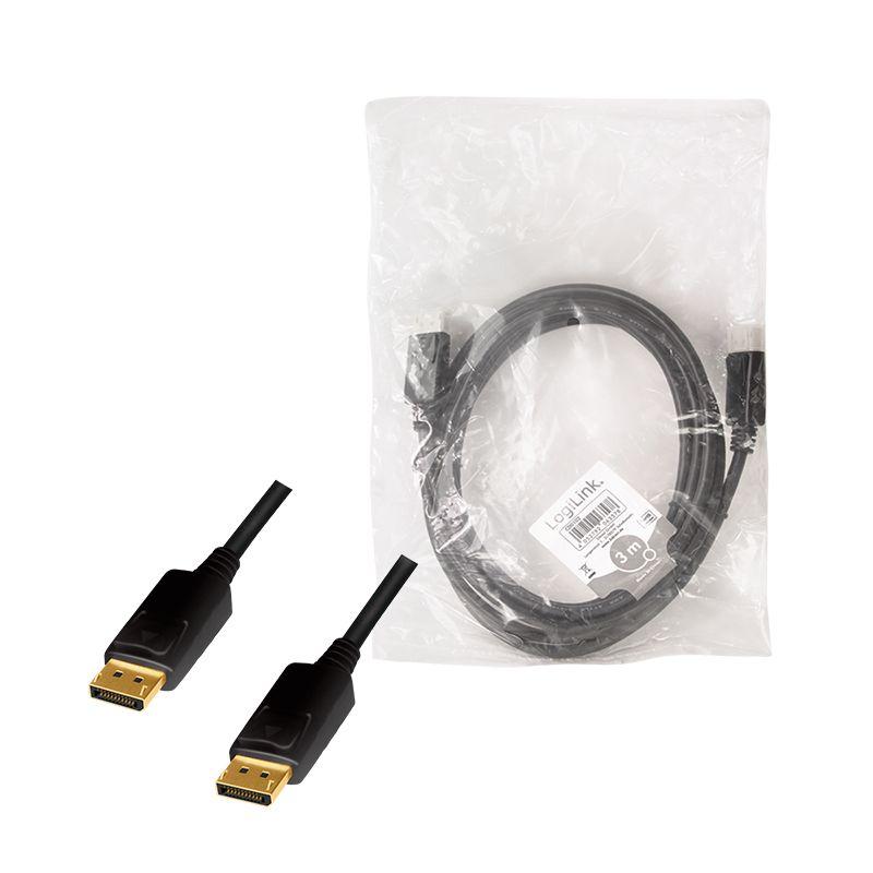 Cabo DisplayPort LOGILINK CD0102 (3 m - Preto) — miniatura 6