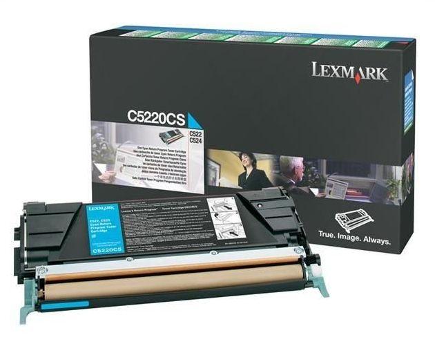 Toner LEXMARK C5220CS (3000 páginas - C522, C524, C53x - Ciano)