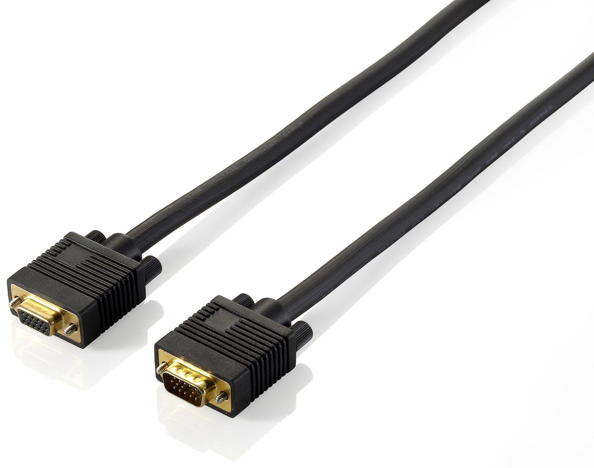 Cabo de Extensão VGA EQUIP 218130 (1,8 m - Preto)
