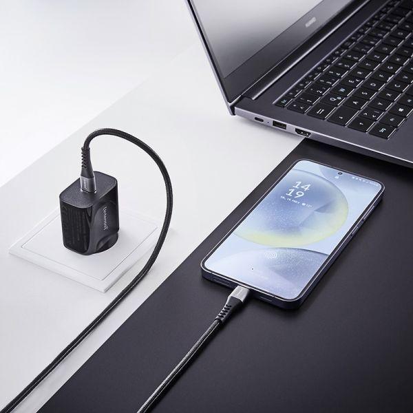 Cabo USB-C INTENSO C315C (1,5 m - USB-C - Preto) — miniatura 3