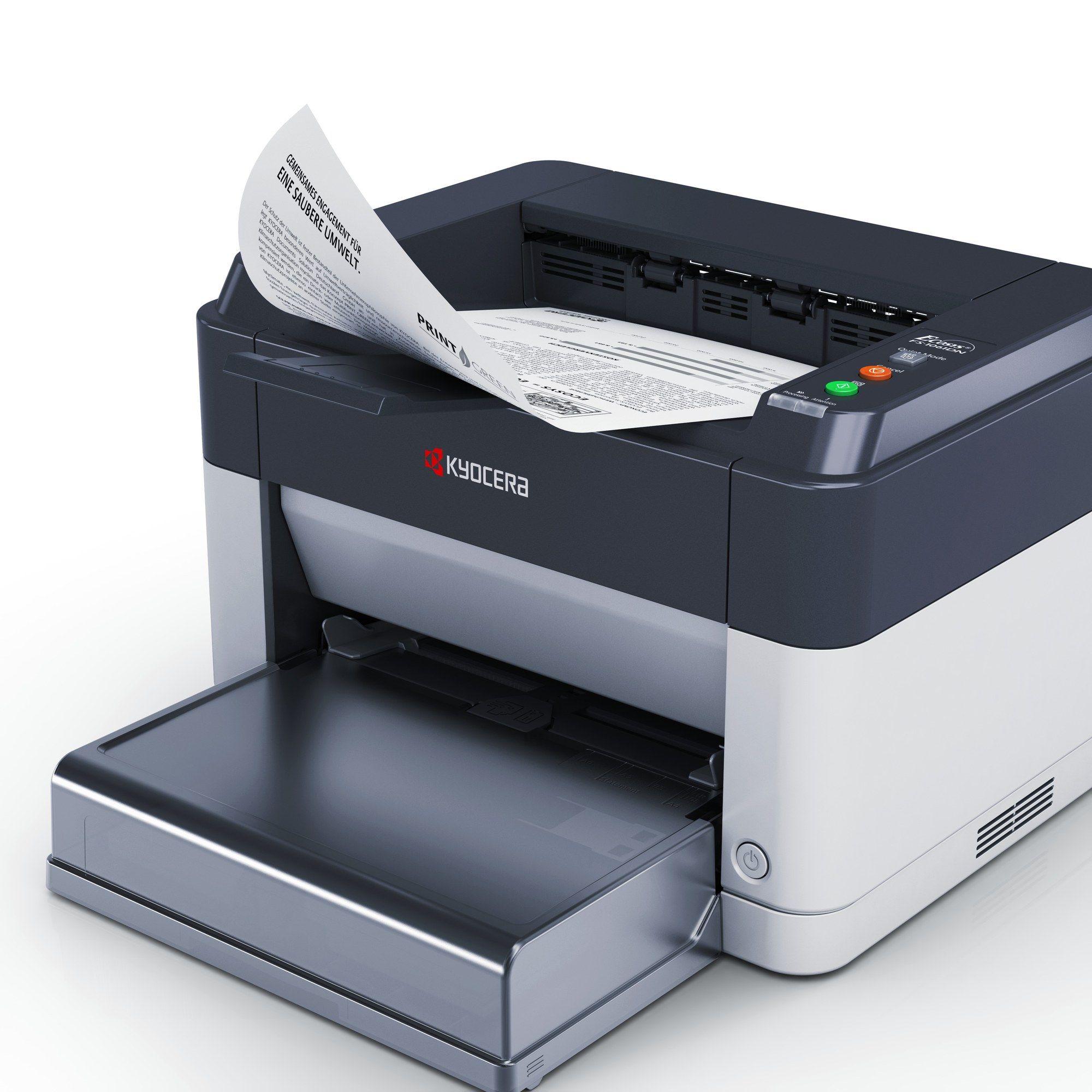Impressora Laser KYOCERA FS-1061DN (A4 - 250 folhas - Ethernet, USB 2.0 - Cinzento/Antracite) — miniatura 3