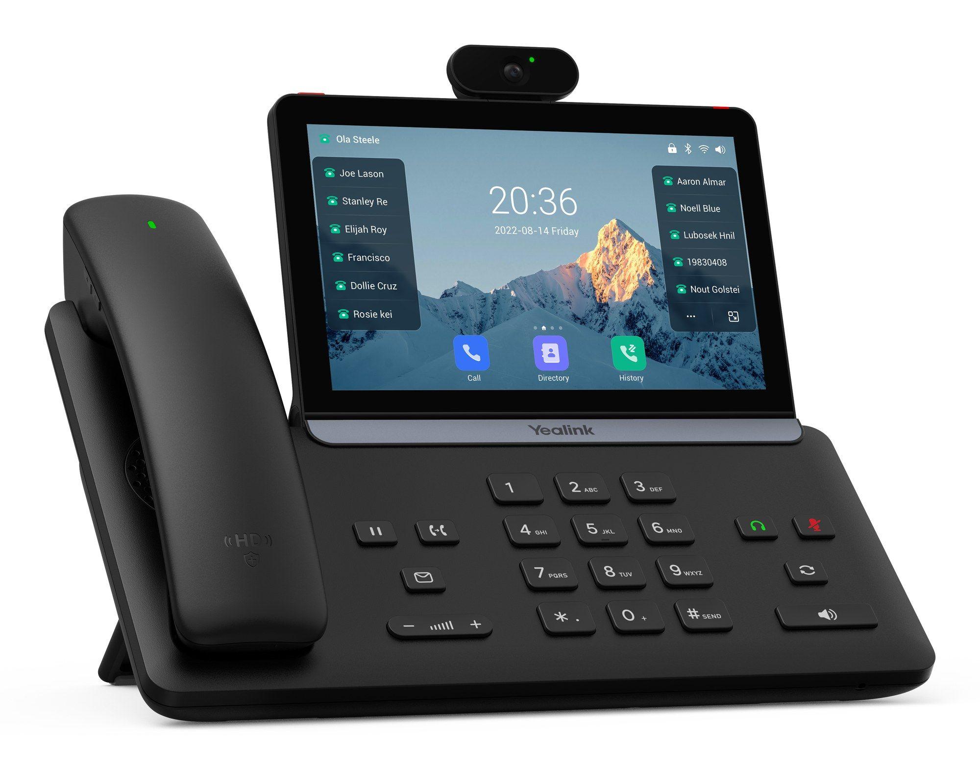 Telefone IP YEALINK SIP-T88V Pro (Até 17 horas - 7" - Android 13 - Preto), miniatura 2