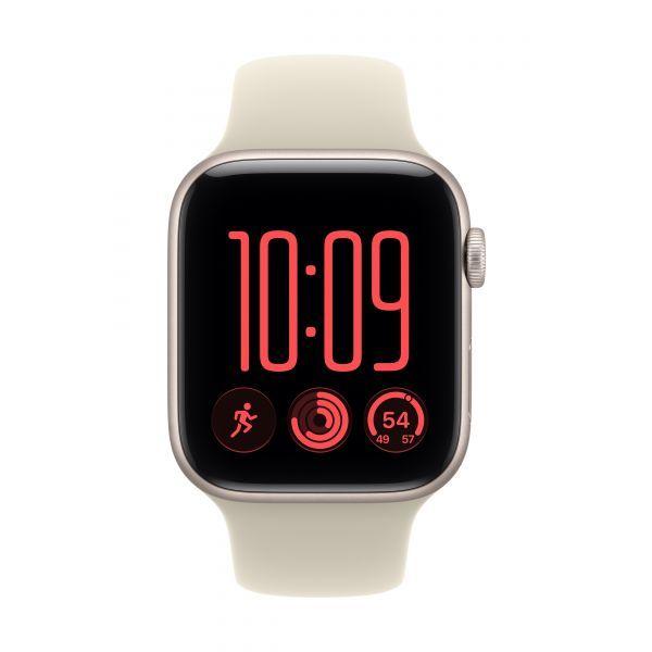 Smartwatch APPLE Watch SE 3 GPS 44 mm (Retangular - iOS - OLED Retina - Estelar), miniatura 3