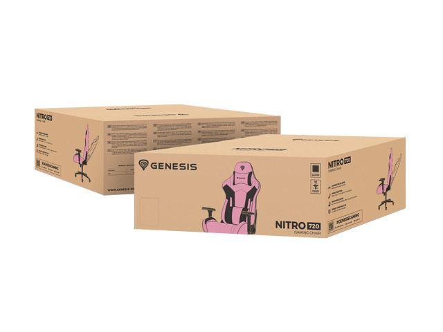 Cadeira Gaming GENESIS Nitro 720 (150 kg - 46,5-53,5 cm - Tecido - Preto/Rosa) — miniatura 15