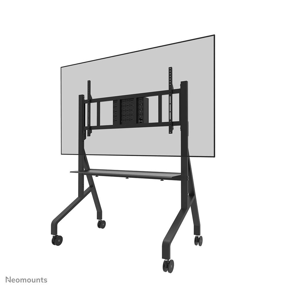 Suporte de Chão Móvel para TV NEOMOUNTS FL50-575BL1 (65-115" - 125 kg - Preto)