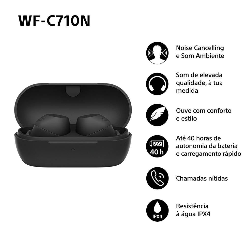Auscultadores SONY WF-C710N (Binaural - True Wireless Stereo - Intra-aural - Preto), miniatura 3