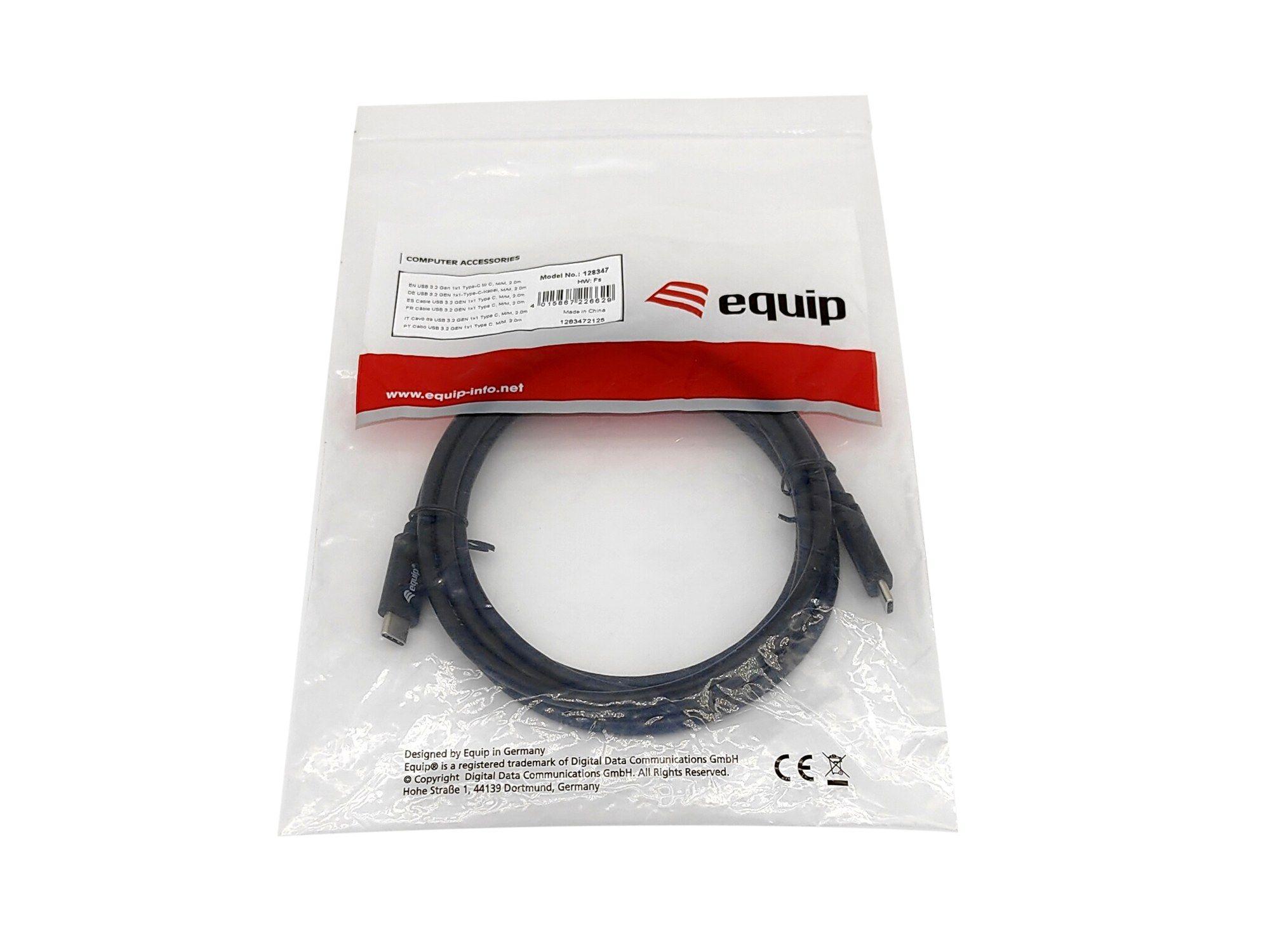 Cabo USB-C EQUIP 128348 (0,5 m - USB C - Preto) — miniatura 4