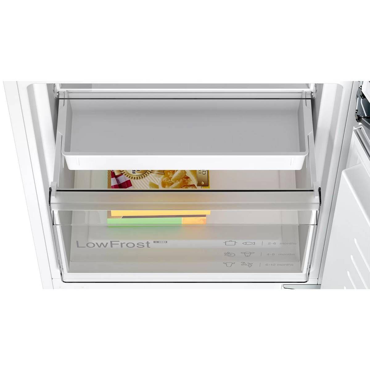 Frigorífico Combinado de Encastre BOSCH KIV86VSE0 (Altura 177,5 cm - Vidro - 54 cm - Branco), miniatura 4