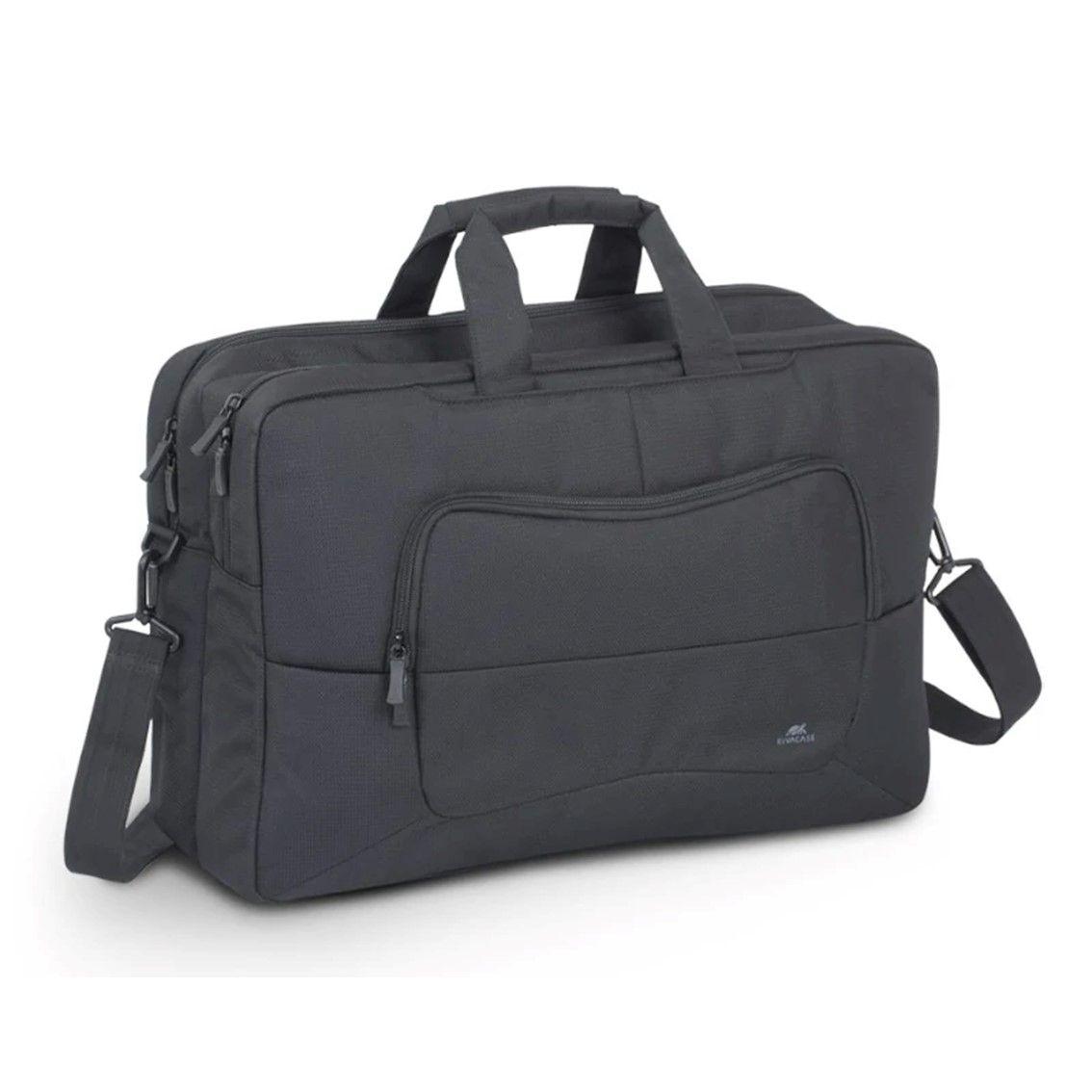 Mala para Portátil RIVACASE 8455 ECO (Poliéster - 43,9 cm - Altura 16 cm - Preto)