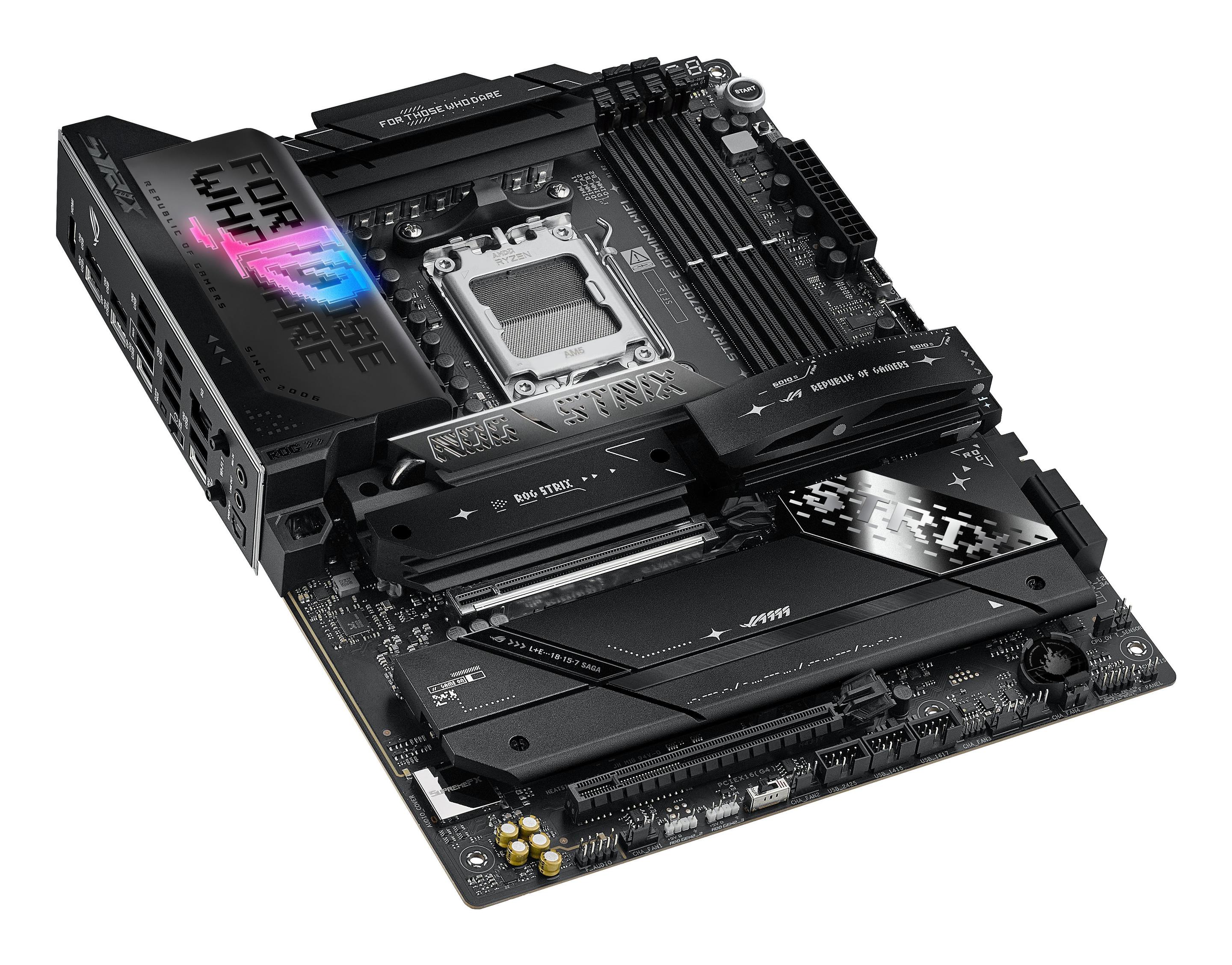 Motherboard ASUS ROG STRIX X870E-E GAMING WIFI (AM5 - ATX - Duplo canal - Preto), miniatura 7