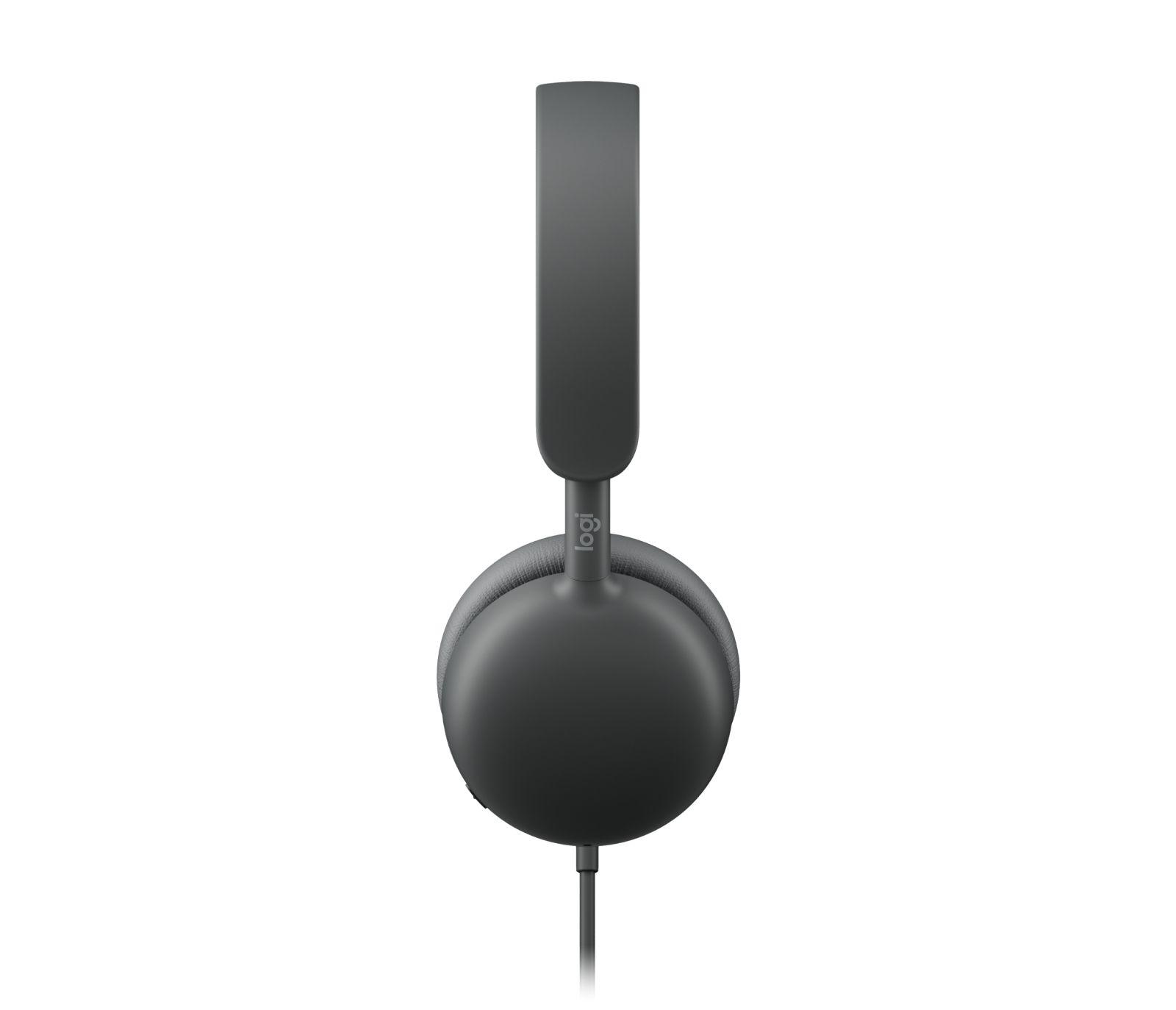 Headset LOGITECH Zone Wired 2 for Business (Binaural - Com fios - Supra-aural - Grafite) — miniatura 4