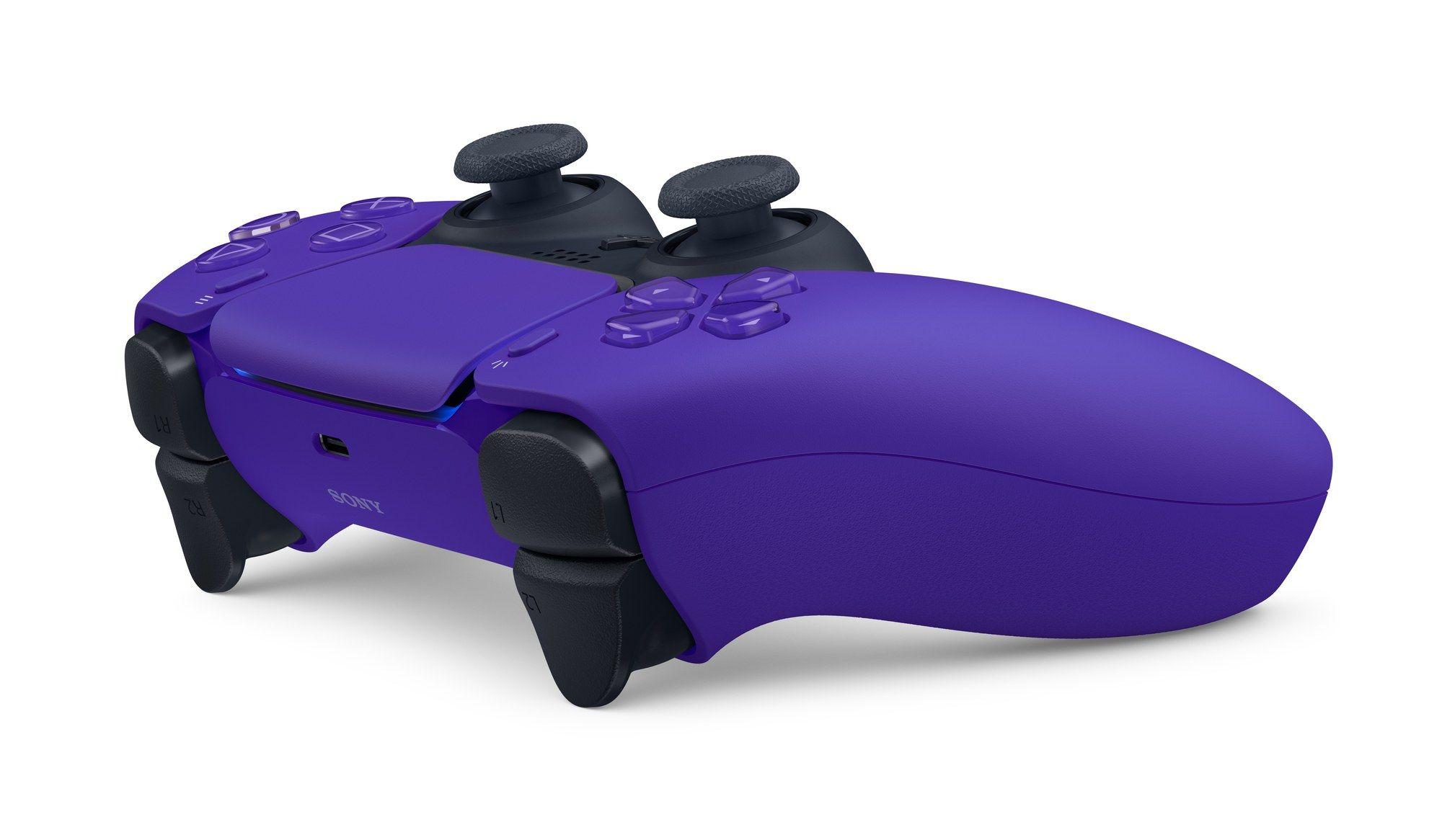Comando SONY DualSense v3 (PlayStation - Bluetooth/USB - Com fios e sem fios - Preto e Roxo) — miniatura 2
