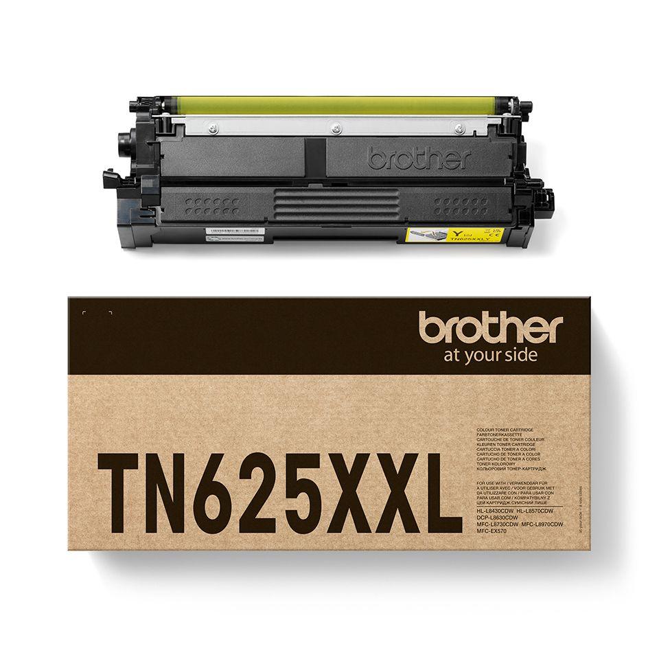 Toner BROTHER TN-625XXLY (6500 páginas - Amarelo)