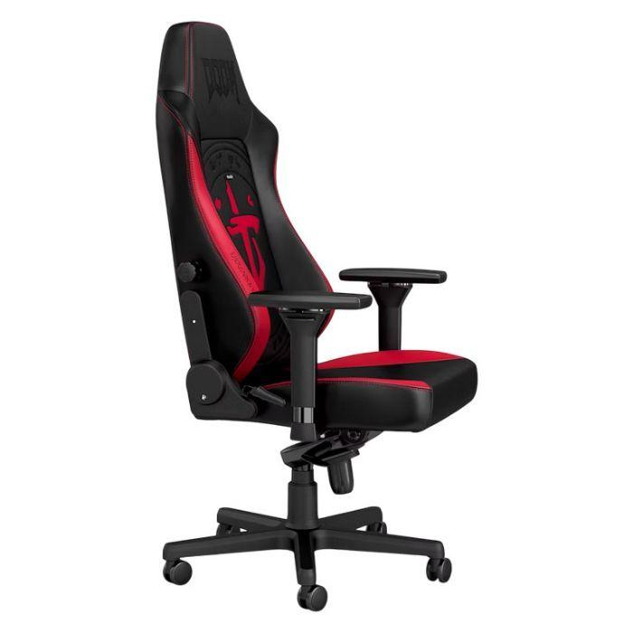 Cadeira Gaming NOBLECHAIRS HERO DOOM Edition (150 kg - Até 8 cm - Integrado e ajustável - Preto/Vermelho), miniatura 4