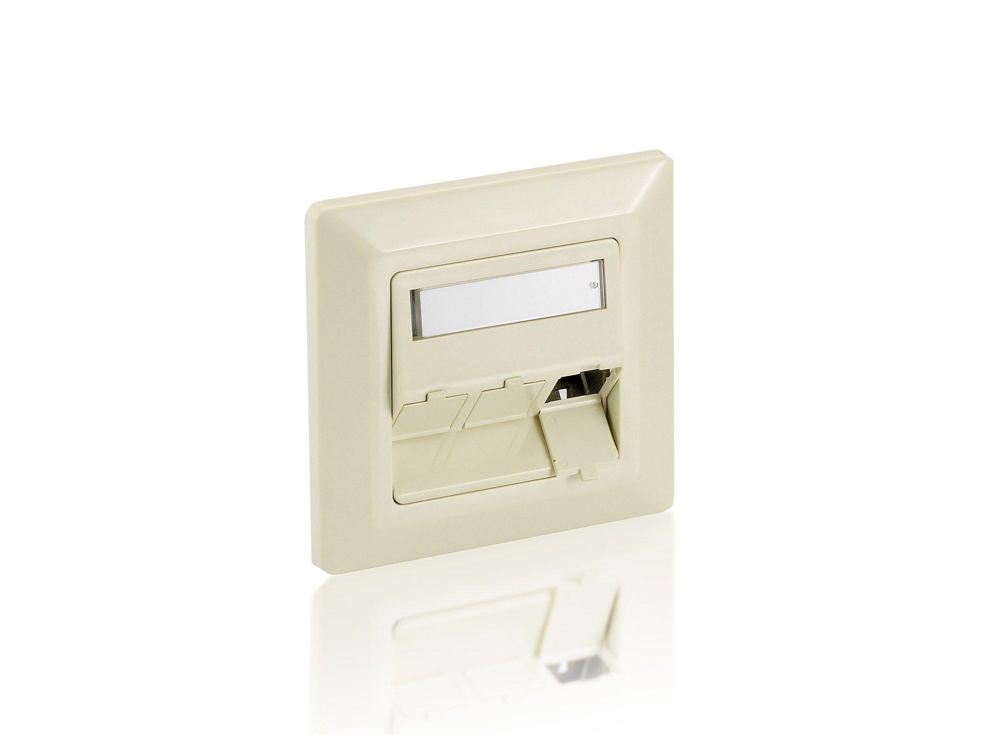 Placa de Parede para Keystone EQUIP 761304 (Sintéticos ABS, Alumínio - Branco)