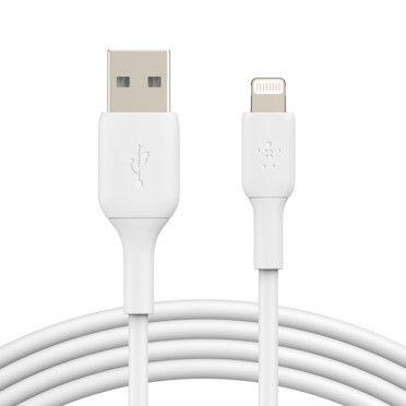 Cabo USB-A para Lightning BELKIN CAA001BT3MWH (3 m - USB A - Branco)
