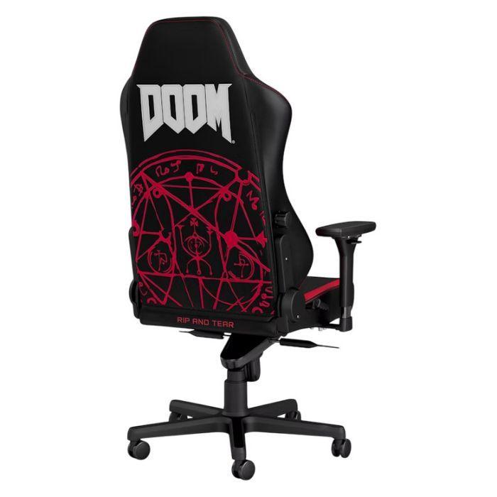 Cadeira Gaming NOBLECHAIRS HERO DOOM Edition (150 kg - Até 8 cm - Integrado e ajustável - Preto/Vermelho), miniatura 5