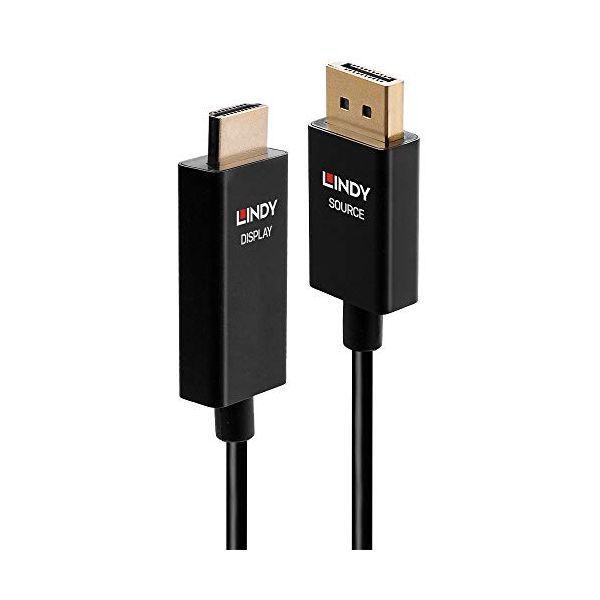 Cabo Adaptador DisplayPort para HDMI LINDY 40926 (2 m - HDMI Type A - Preto), miniatura 3
