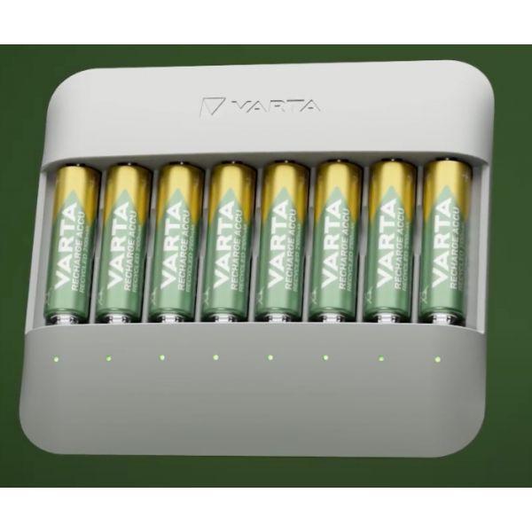 Carregador de Pilhas VARTA Eco Charger Multi Recycled 56816 (USB - AA, AAA - Cinzento), miniatura 2