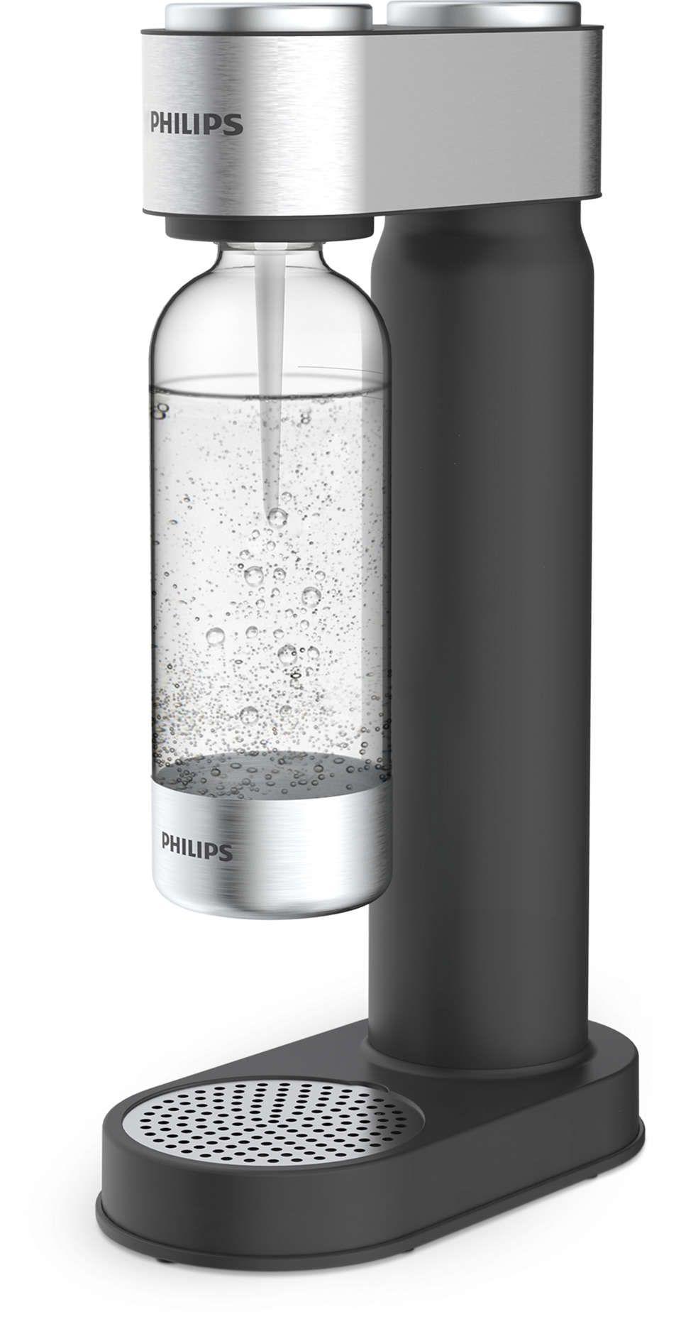 Máquina de Carbonatação de Água PHILIPS GoZero ADD4902BK/10 (Altura 42,35 cm - Preto)