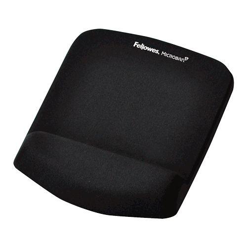 Tapete de Rato FELLOWES 9252003 PlushTouch (Tecido, espuma - 2,5 cm - Preto)