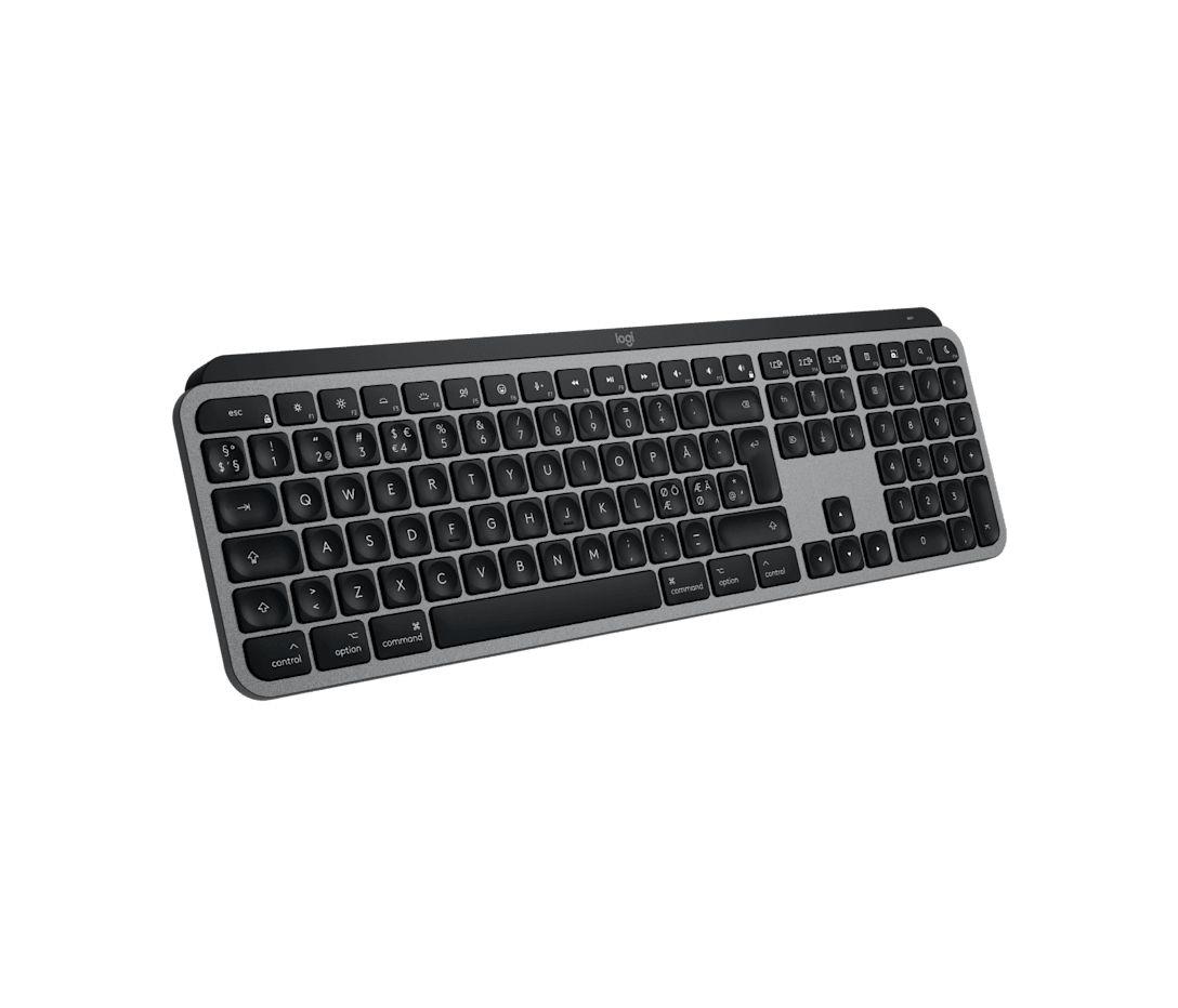 Teclado LOGITECH MX Keys S for Mac (Nórdico - Bluetooth - Sem fios - Cinzento) — miniatura 3