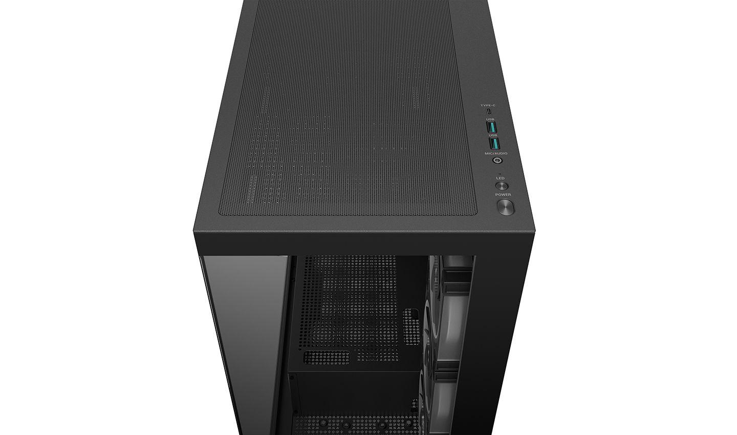Caixa PC DEEPCOOL CG580 4F V2 (ATX, ITX, micro ATX - ATX, PS2 - Midi Tower - Preto) — miniatura 7