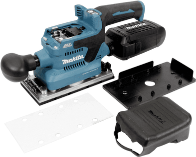 Lixadora Orbital MAKITA DBO382Z (200 W - 18 V - Bateria - Preto e Turquesa)