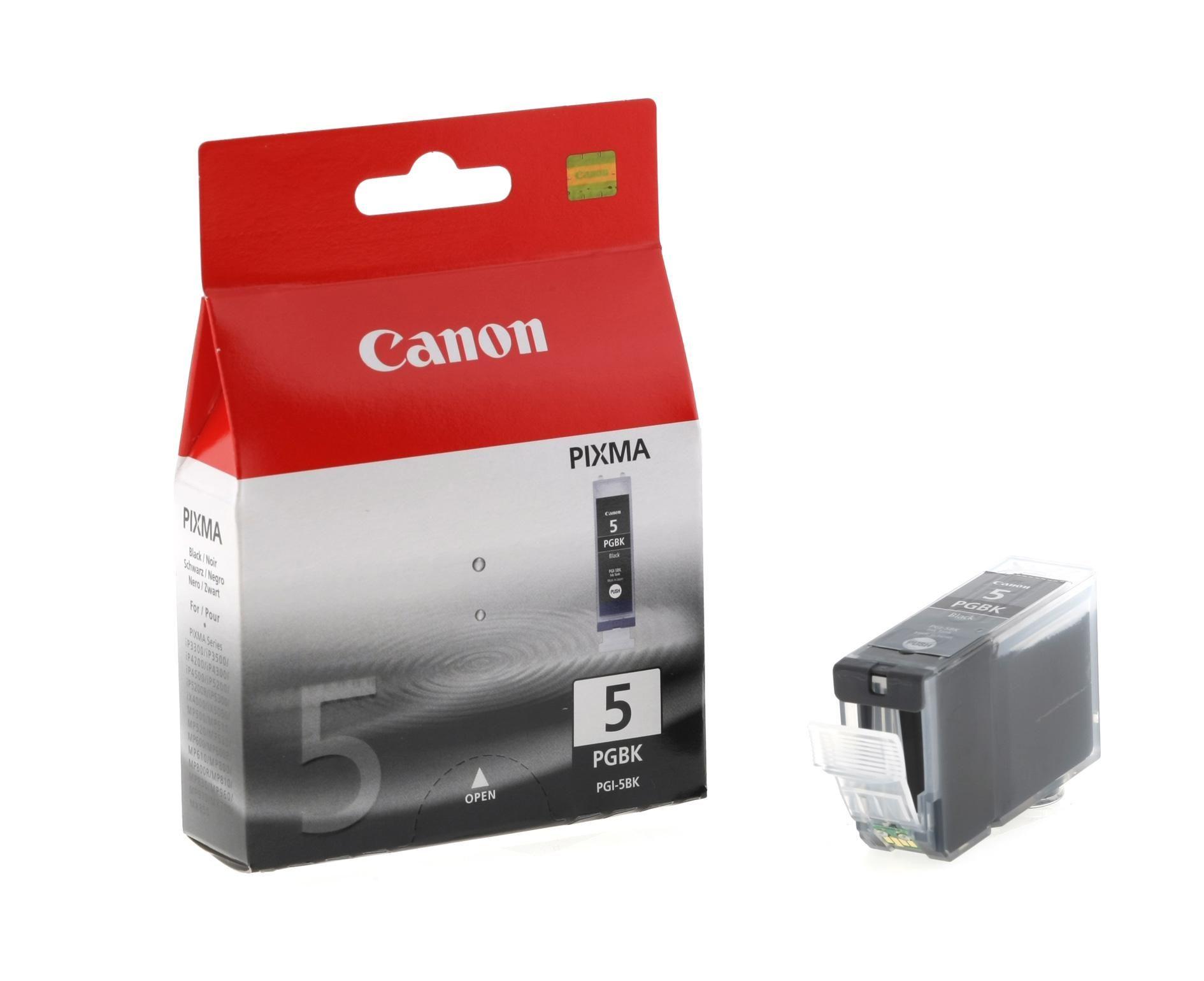 Tinteiro CANON PGI-5BK (1640 páginas a preto - Preto), miniatura 2