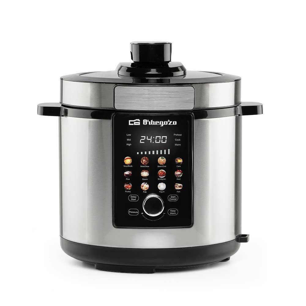 Panela de Pressão Elétrica ORBEGOZO HPE 6500 (6 L - 1000 W), miniatura 2