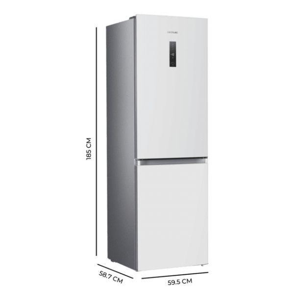 Frigorífico Combinado Independente CECOTEC Bolero CoolMarket Combi 290 (290 l - 185x59,5x58,7 cm - 185 cm - Branco) — miniatura 2