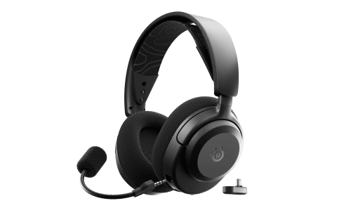 Headset Gaming STEELSERIES Arctis Nova 3 WL (Binaural - Sem fios, Bluetooth 5.3 e RF - Intra-aural - Preto)