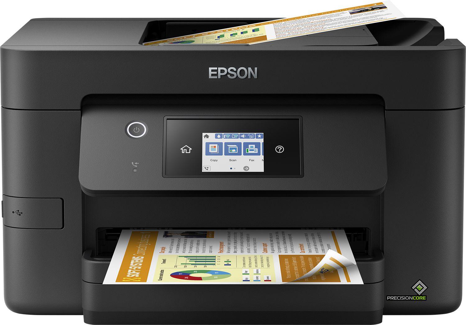 Impressora Multifunções EPSON WorkForce Pro WF-3820DWF (A4 - Impressão a cores - 250 folhas - Preto)