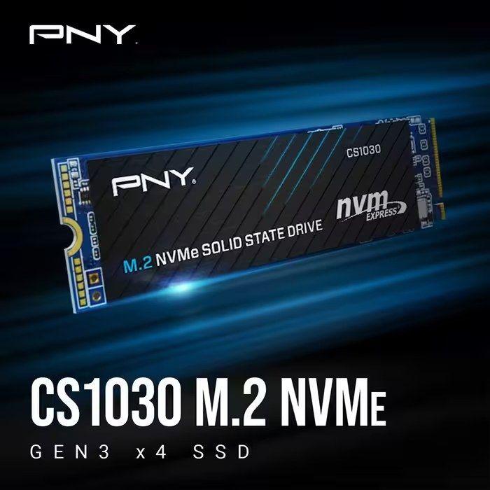 SSD PNY CS1030 (1 TB - M.2 2280 - NVMe PCIe Gen3 x4 - Preto) — miniatura 2