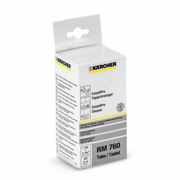 Pastilhas de Limpeza para Alcatifas KÄRCHER CarpetPro Cleaner Tabs RM 760 (16 unidades)