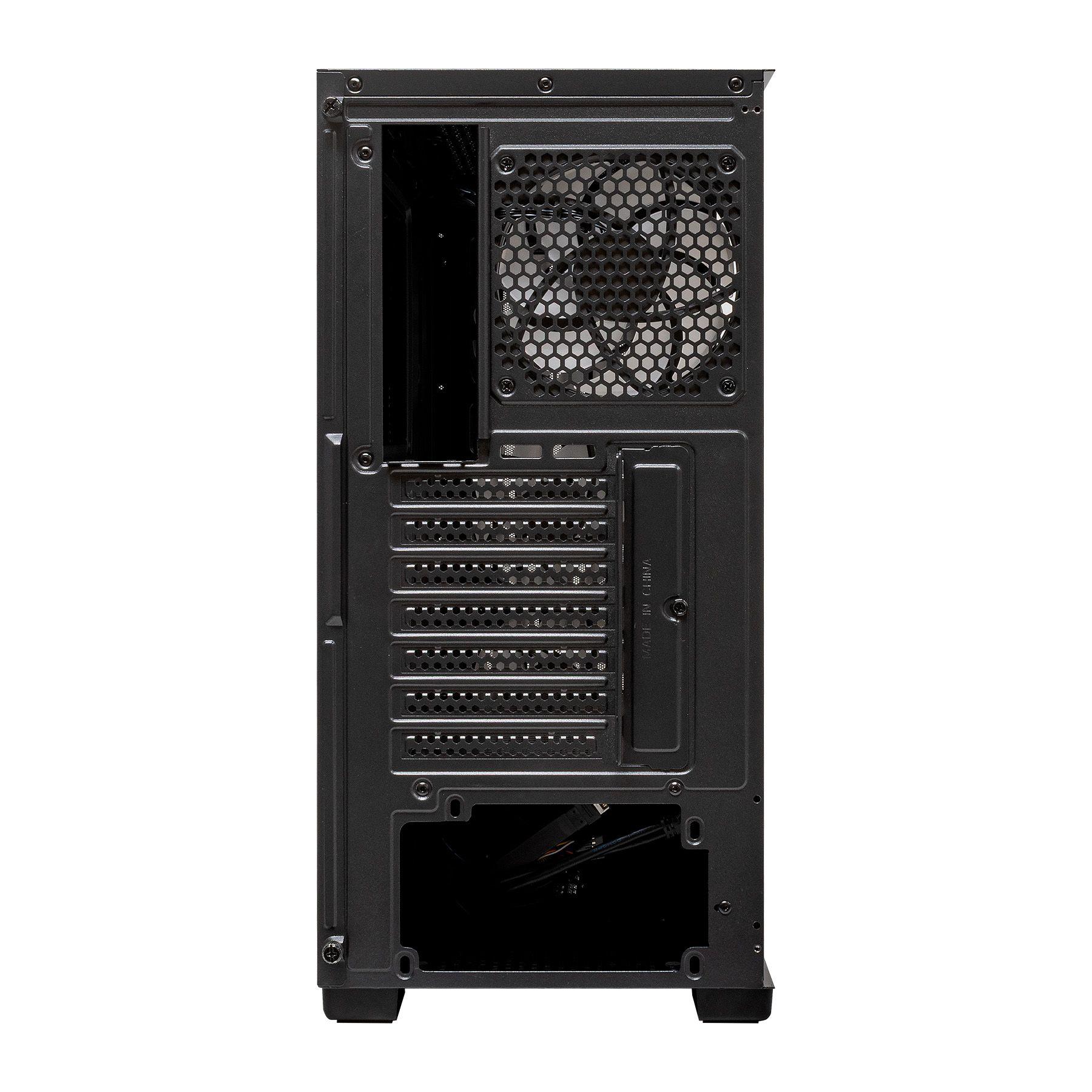 Caixa PC UNYKACH Revelat Mesh Black (ATX, Micro ATX - Midi Tower - ARGB multicolor - Preto) — miniatura 6
