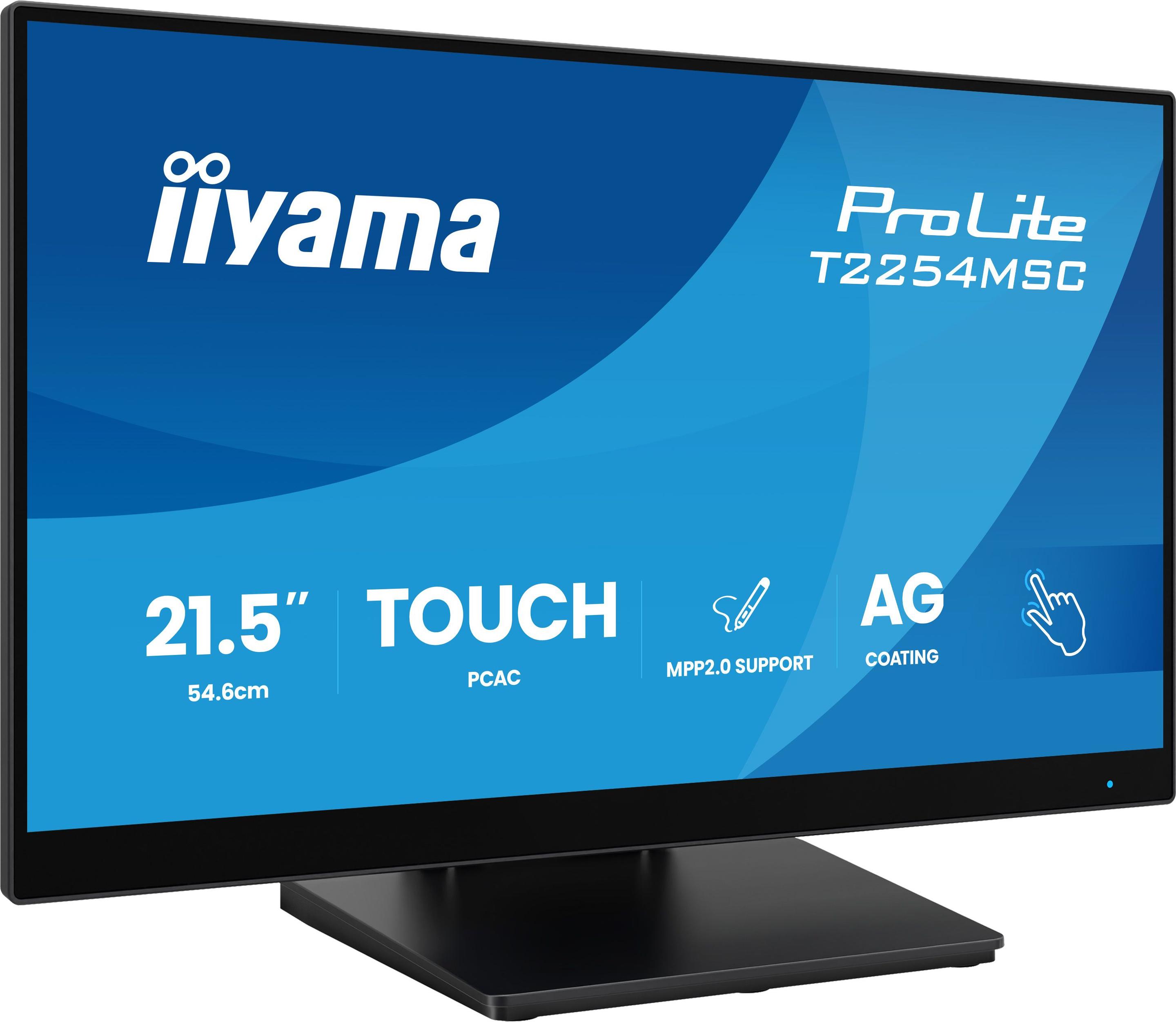 Monitor IIYAMA ProLite T2254MSC-B2AG (21,5" Full HD - IPS 100Hz - Preto) — miniatura 4