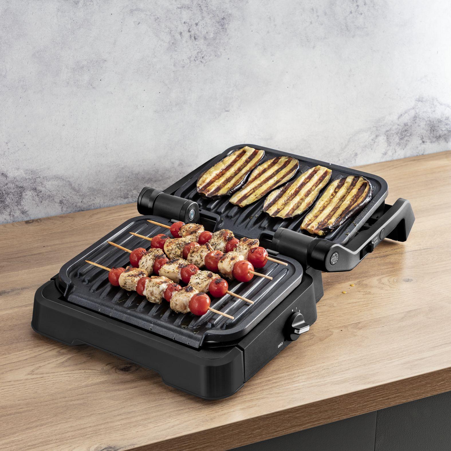 Grelhador de Contacto TEFAL OptiGrill 4-in-1 GC7748 (Altura 18,9 cm - Preto), miniatura 10