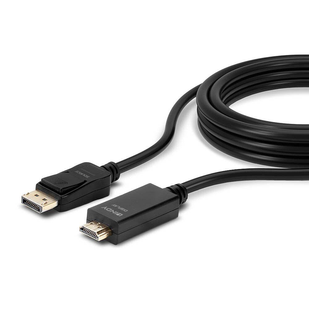 Cabo DisplayPort para HDMI LINDY 36922 (2 m - DisplayPort, macho - HDMI Type A - Preto), miniatura 5
