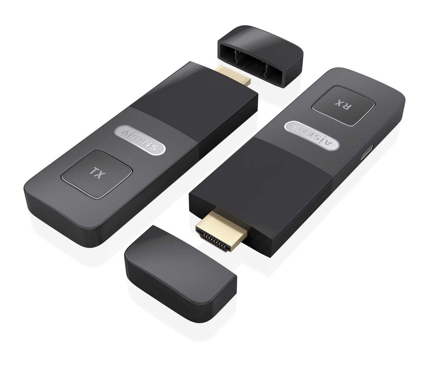 Transmissor e Recetor HDMI Sem Fios AISENS ASWL-H2K30M001-BK (60 Hz - Preto), miniatura 3