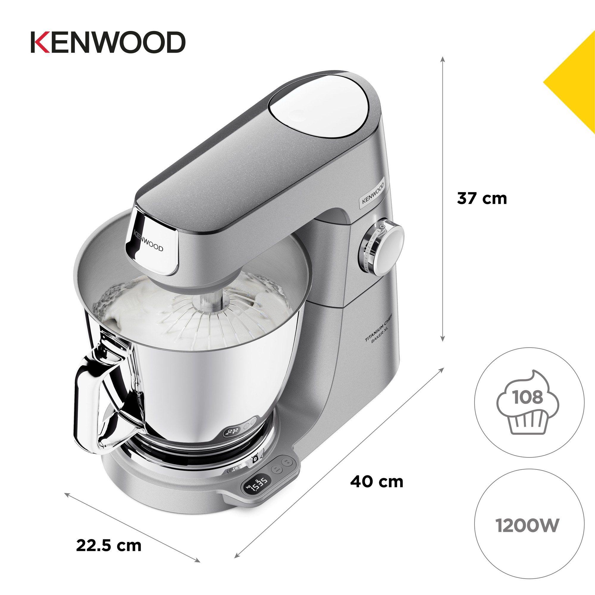 Robot de Cozinha KENWOOD Titanium Chef Baker XL KVL85.124SI (Altura 40 cm - Inox) — miniatura 2