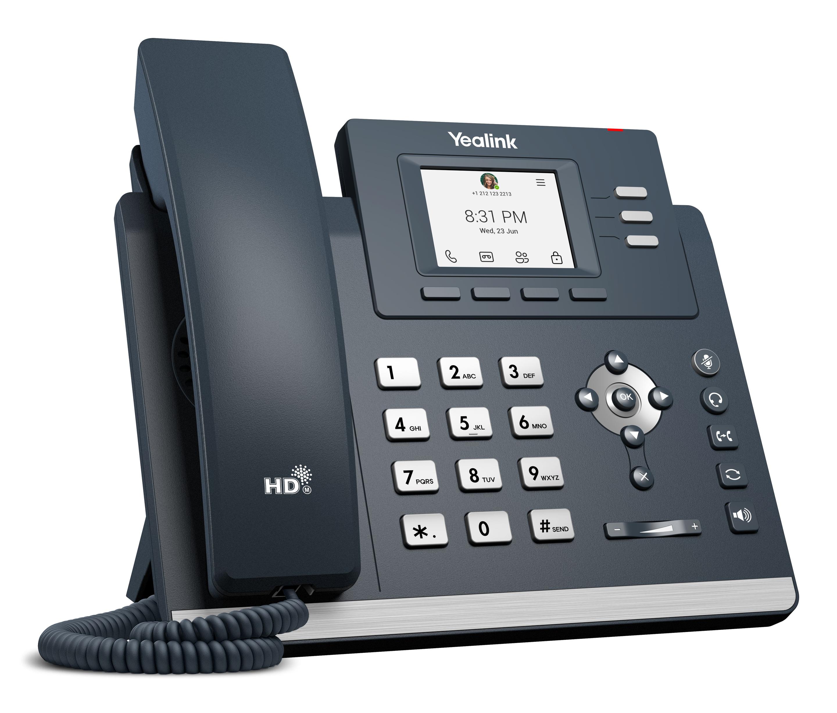 Telefone IP YEALINK MP52 E2 Teams (Ecrã LCD 2,4″ - PoE - Cinzento) — miniatura 3