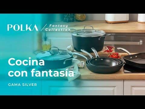 Conjunto de Frigideiras CECOTEC Polka Fantasy 20-24 Bucket Set Silver (Alumínio - Preto) — miniatura 3