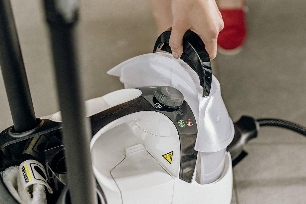 Máquina de Limpeza a Vapor KÄRCHER SC 5 EasyFix Iron (Altura 30,5 cm - Branco e Preto), miniatura 5