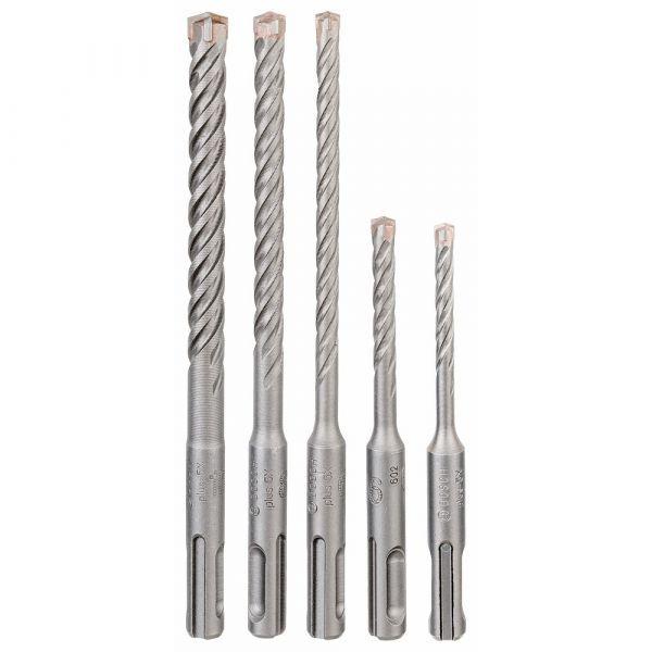 Conjunto de Brocas para Betão BOSCH PRO SDS plus-5X 2608833910 (Carboneto de tungsténio - Inox), miniatura 2