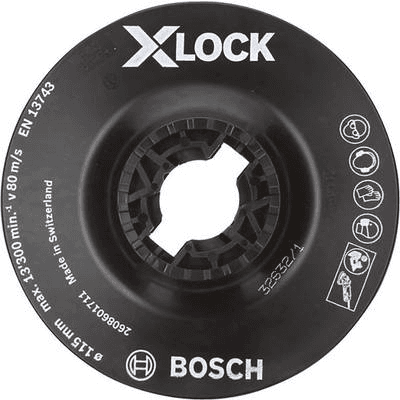 Prato de Suporte BOSCH X-LOCK 2608601711 (Plástico - Preto)